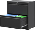 Locking Filing Cabinet with Drawer Heavy Duty Large Metal File Cabinet
