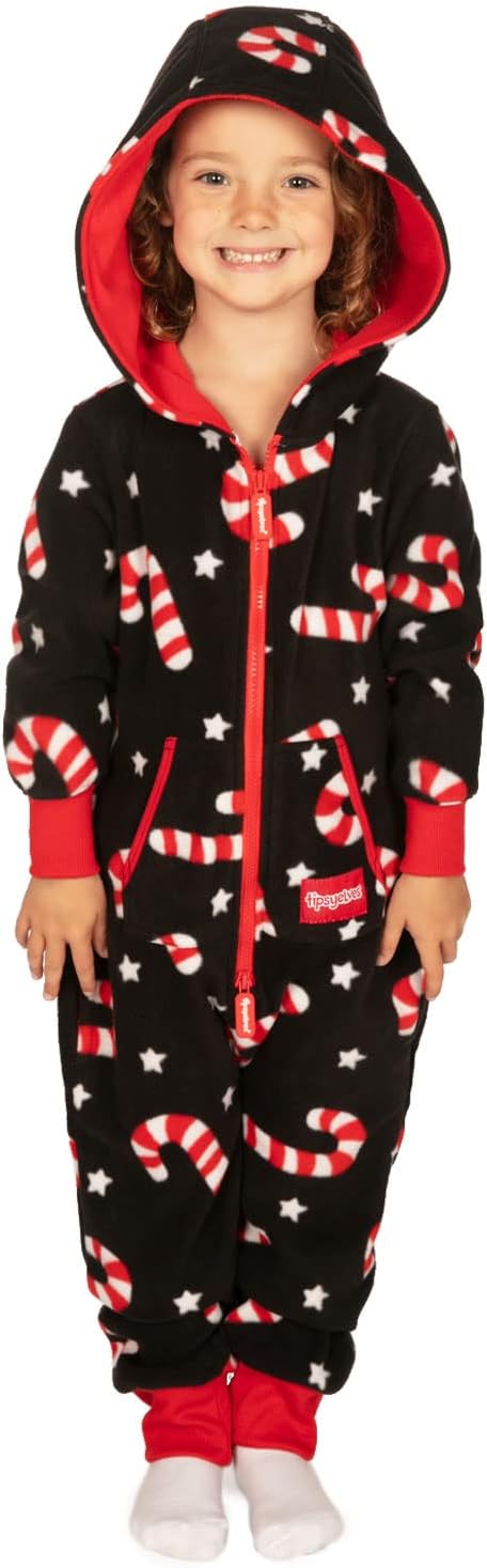 Tipsy Elves Christmas Jumpsuits for Kids - Cozy Holiday Rompers