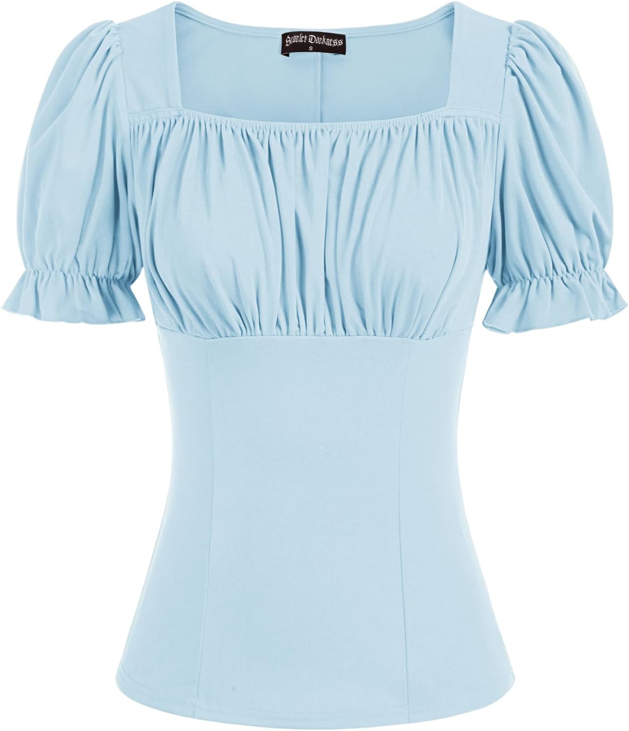Scarlet Darkness Women's Renaissance Shirt with Puff Sleeves