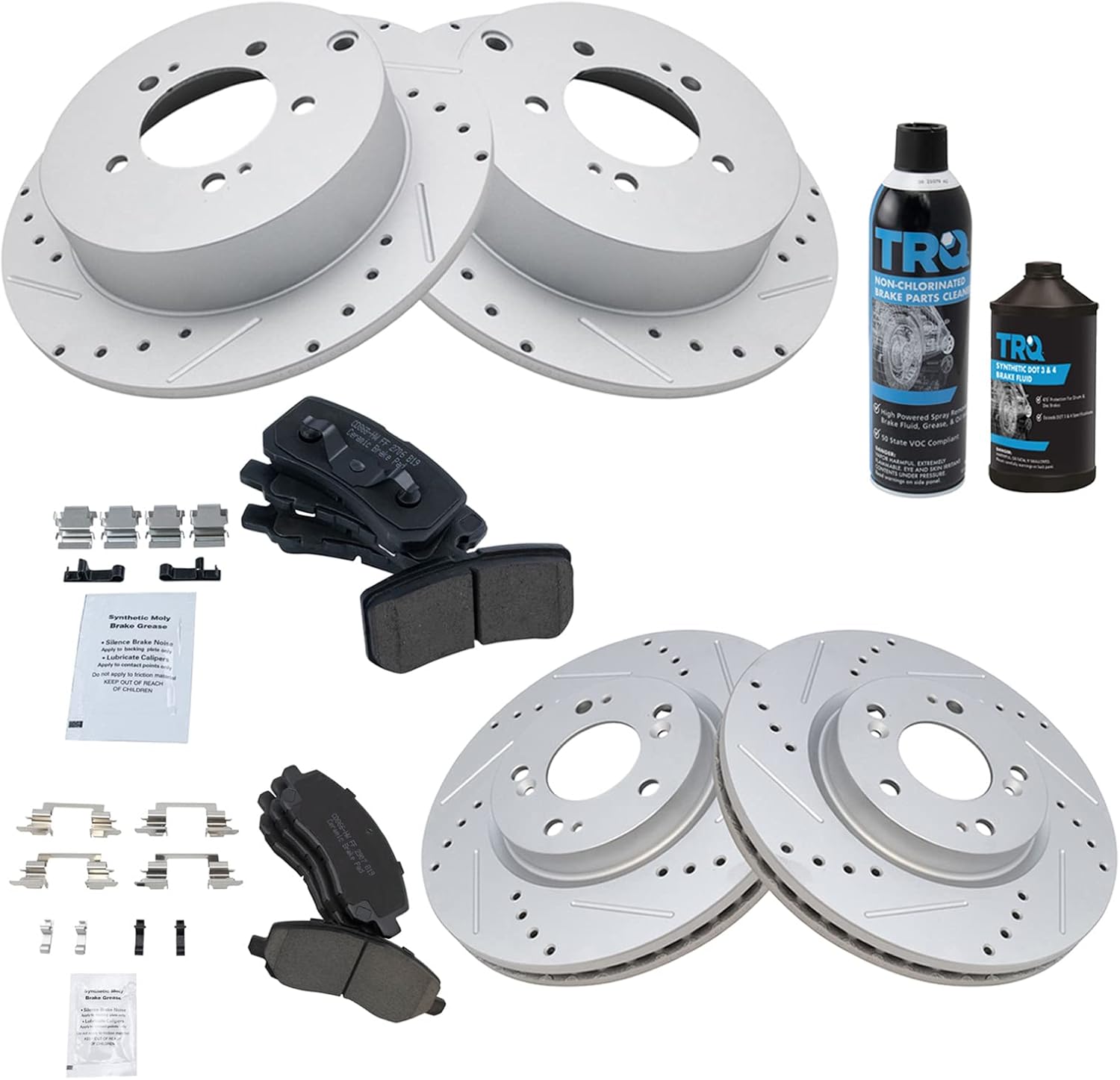 Performance Brake Pad & Rotor Kit for 2007-2012 Mitsubishi Outlander