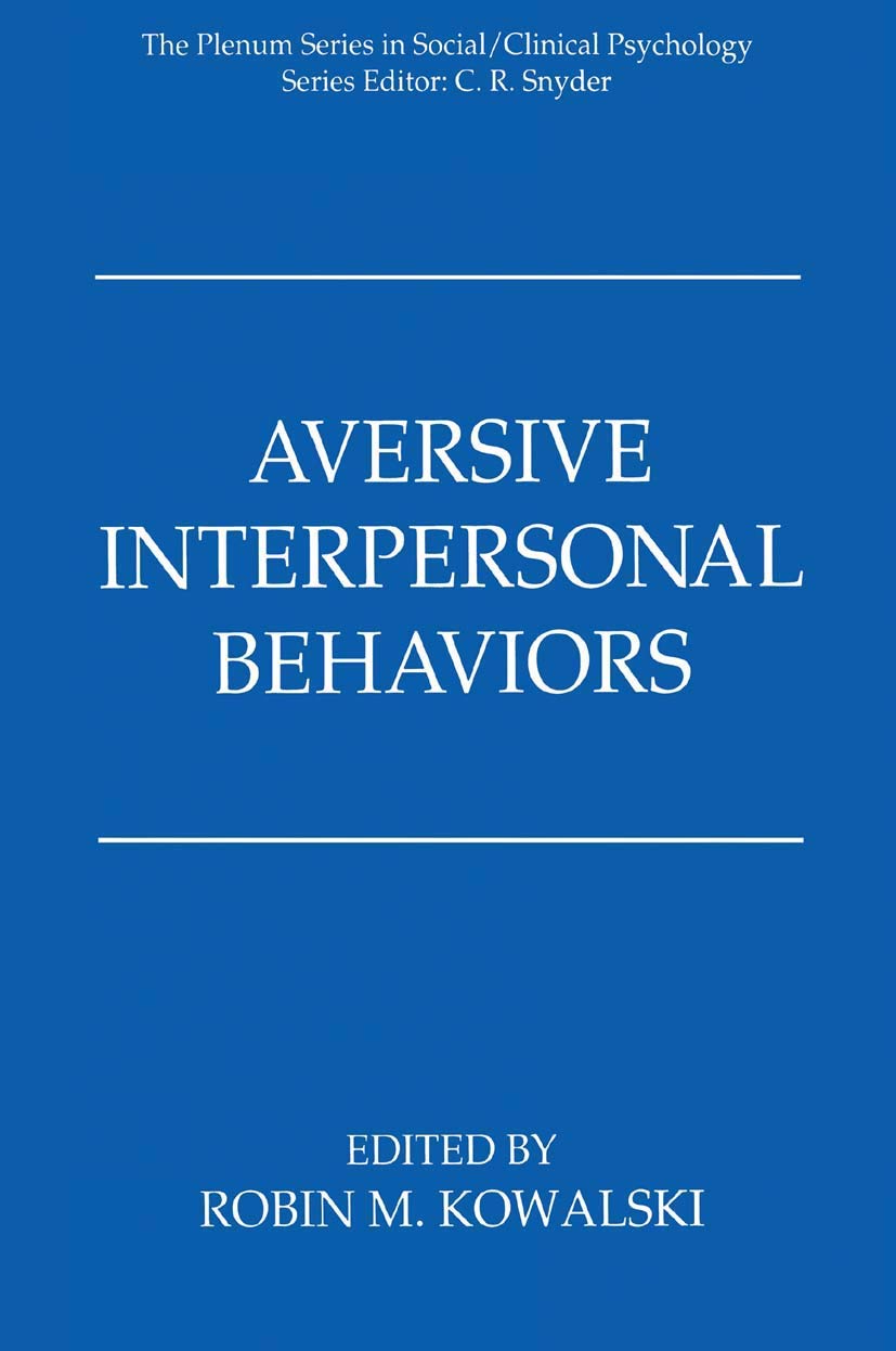 Aversive Interpersonal Behaviors: Understanding Social Dynamics