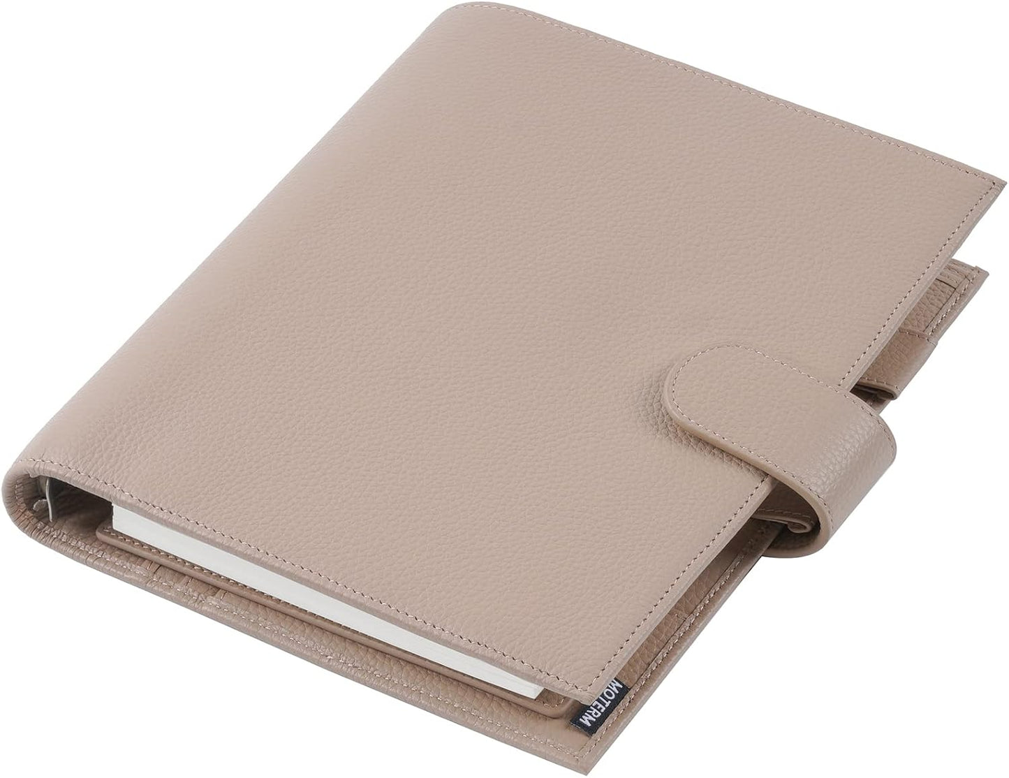 Moterm A5 Luxe Rings Planner - Genuine Leather Organizer for You