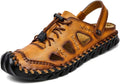 MizHome Men's Anti-collision Toe Sandals Outdoor Slip-on Hiking Shoes