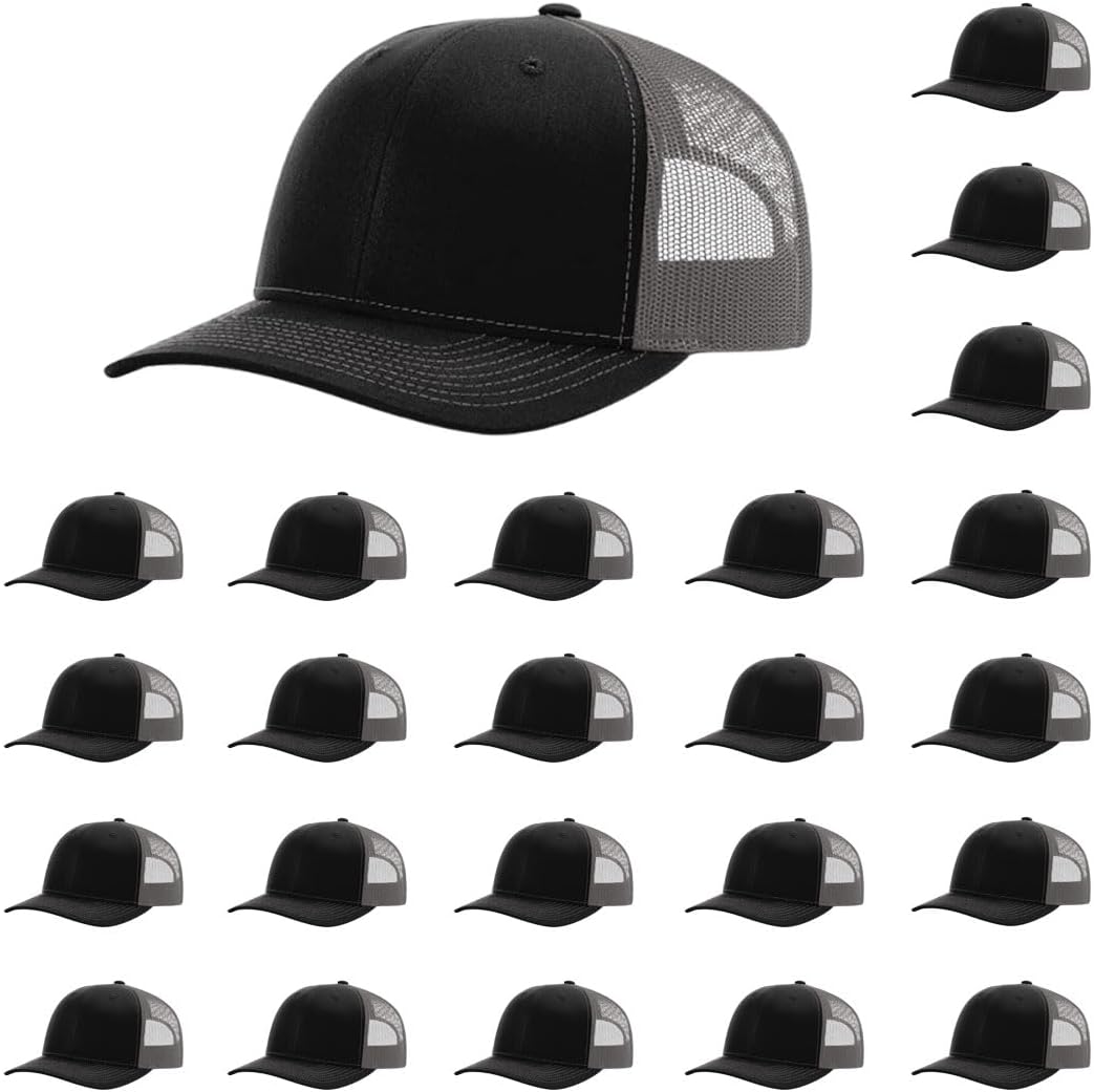 Richardson 112 Classic Six-Panel Adjustable Snapback Trucker Cap