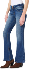 WallFlower Luscious Curvy Bootcut Jeans Mid-Rise Insta Stretch regular