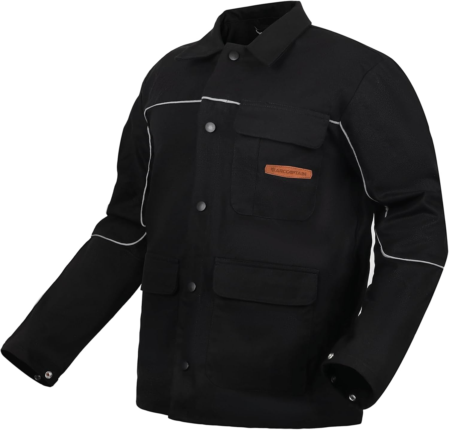 ARCCAPTAIN Welding Jacket - Flame Resistant Cotton for Safety