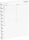 11-Disc Undated Daily Plan Paper Refill - Thick 120 GSM Sheets