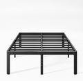 KERAMIK 16 Inch High Queen Bed Frame Platform - No Box Spring Needed