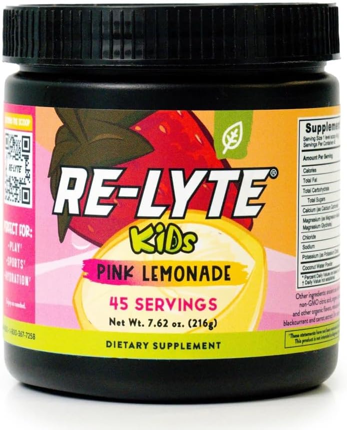 Re-Lyte Kids Hydration Electrolyte Mix Powder for Happy Kids