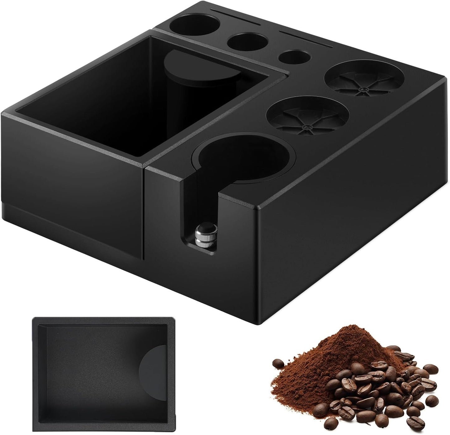 PUSEE Espresso Knock Box & Tamp Station for Coffee Lovers