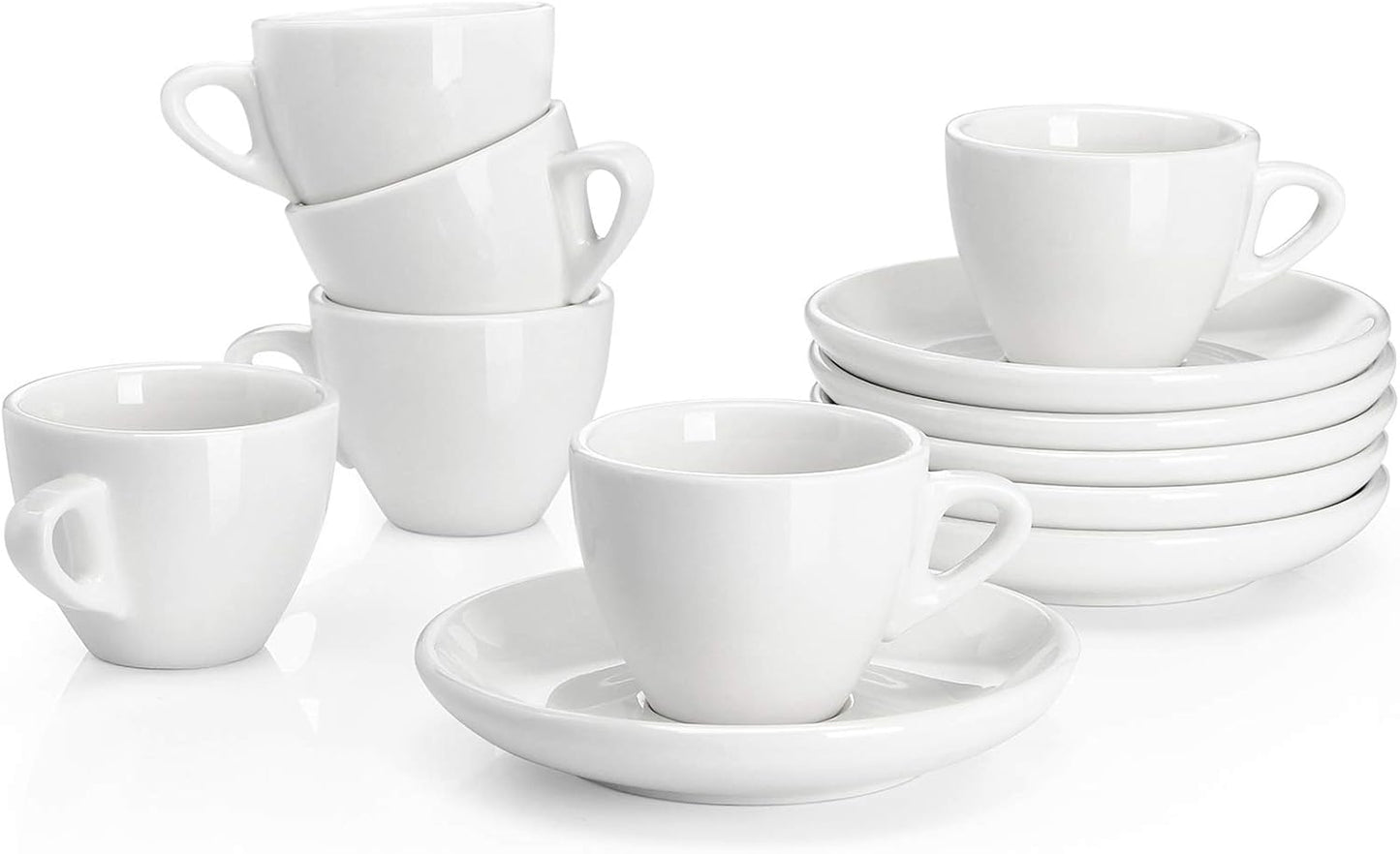 Sweese Porcelain Espresso Cups Set - Enjoy Rich Espresso