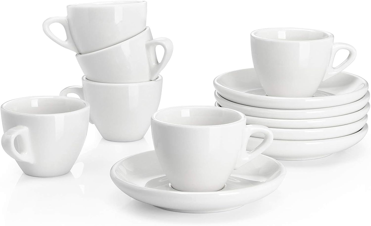 Sweese Porcelain Espresso Cups Set - Enjoy Rich Espresso