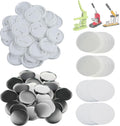 58mm Blank Pin Back Buttons Parts 200 Sets - Complete DIY Kit