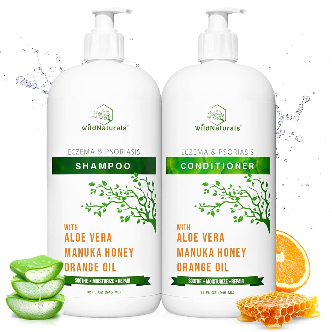 Eczema Psoriasis Anti-Dandruff Shampoo Set for Scalp Relief
