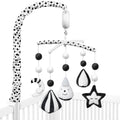 FEISIKE Baby Crib Mobile with 35 Lullabies - Soothing Black/White