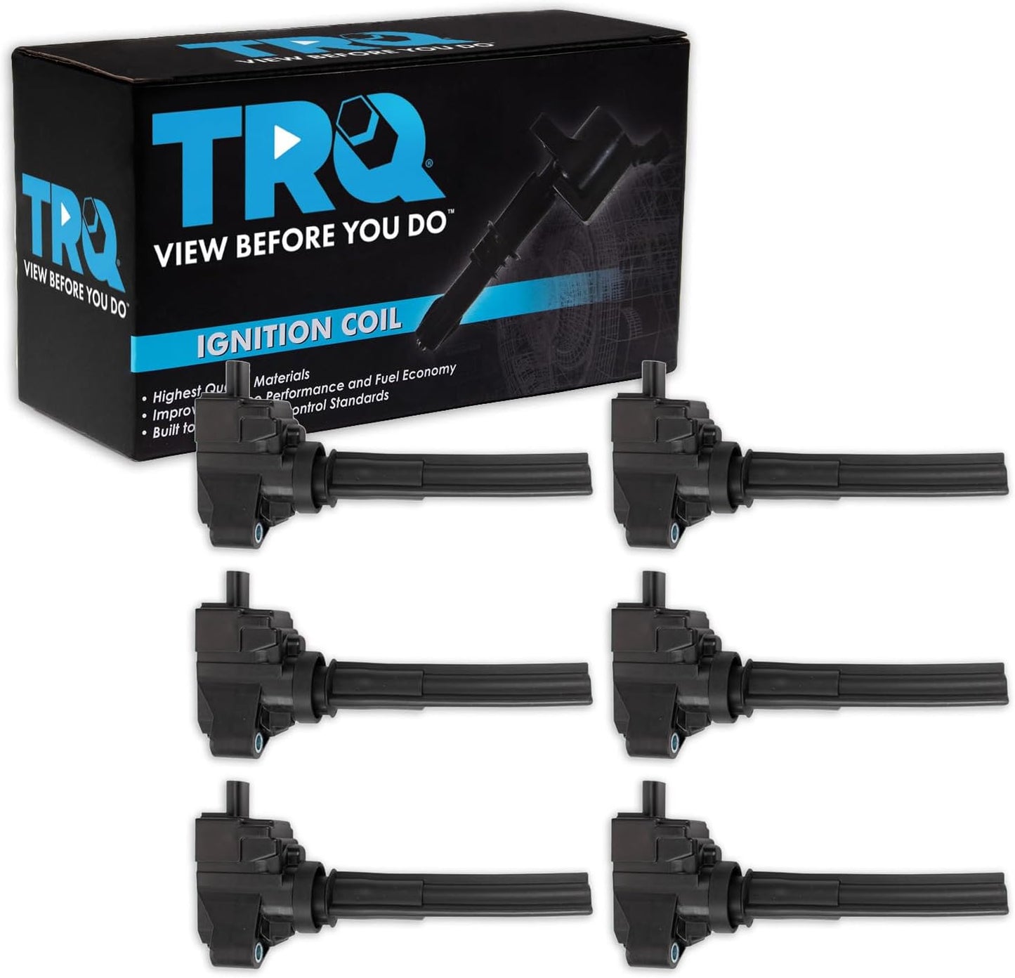 TRQ Ignition Coil Set for 2021-2023 Ford Bronco & More