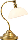 Cordless LED Table Lamp with 180 Swing Arm - Rechargeable, Dimmable