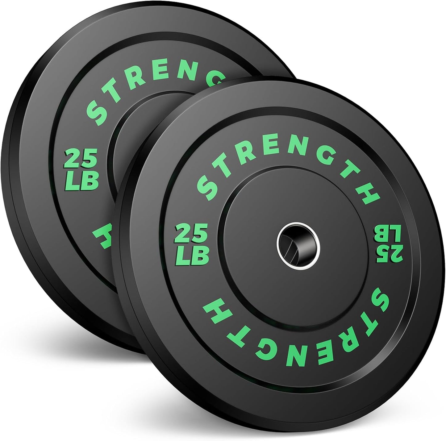 Olympic Rubber Bumper Weight Set for Home Gym Strength Training