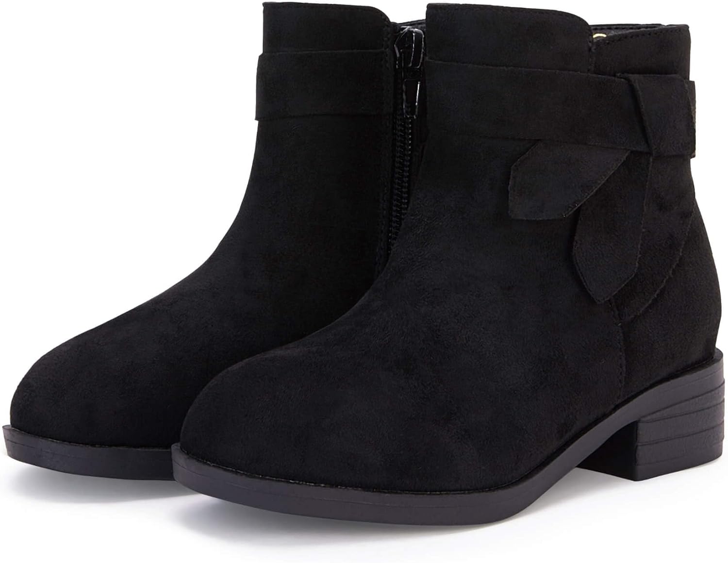PiePieBuy Kids Girls Tie Knot Ankle Boots for Winter Style