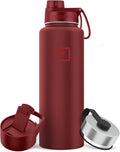 IRON FLASK Camping & Hiking Hydration Flask, Wide Mouth 40 Oz