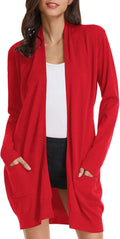 GRACE KARIN Women's Long Cardigan Sweater - Lightweight Everyday Layer