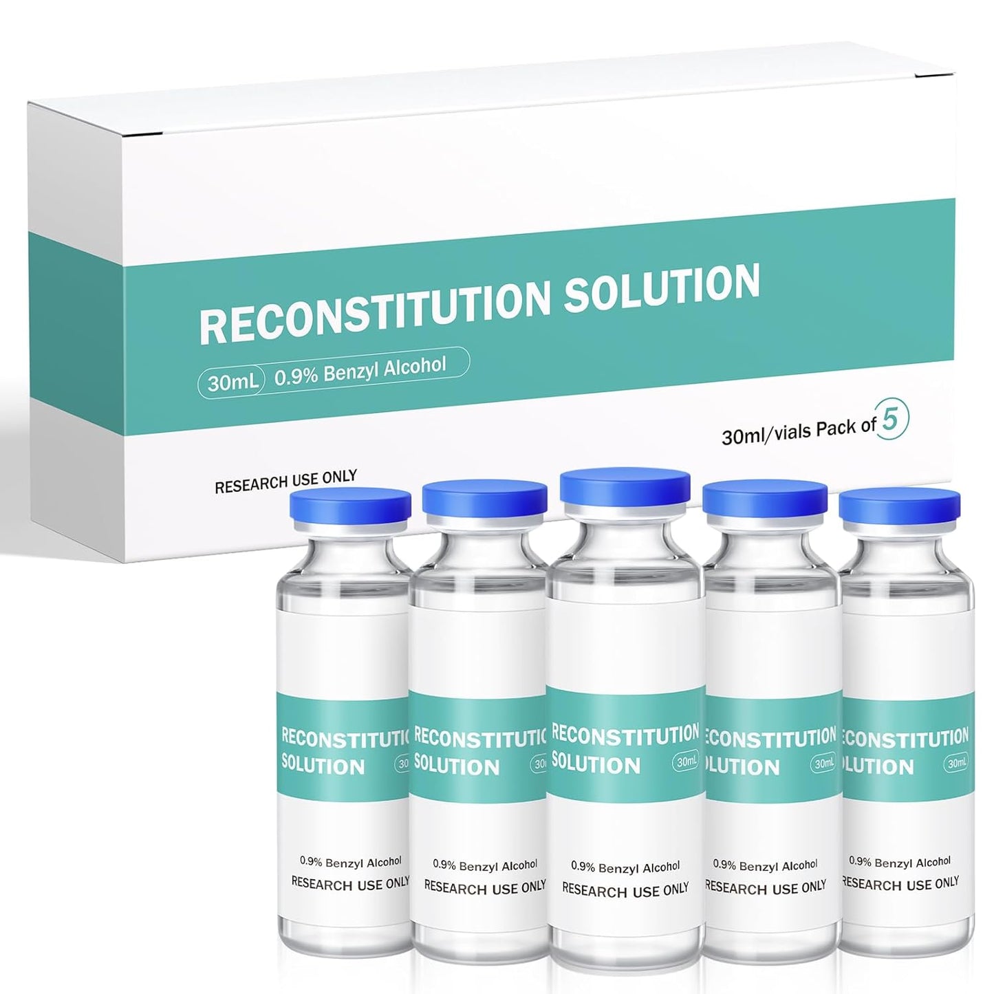 Premium Glass Vials 30ml 5 Pack for Versatile Uses and Protection