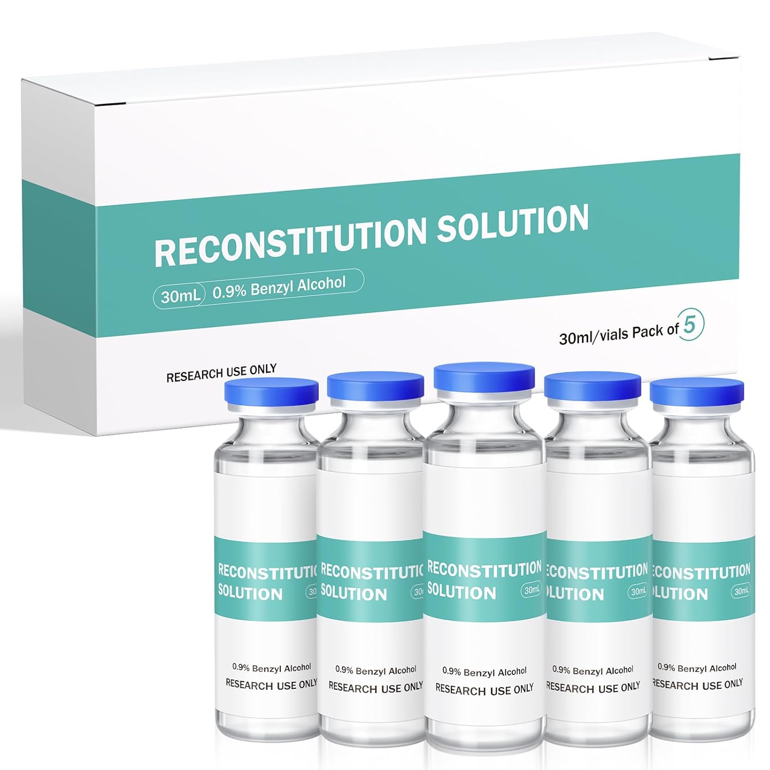 Premium Glass Vials 30ml 5 Pack for Versatile Uses and Protection