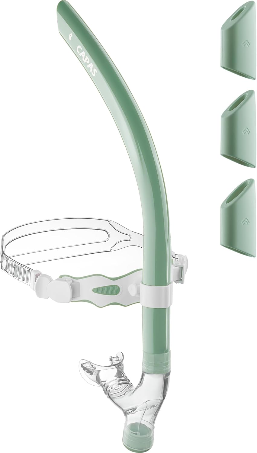 CAPAS Swivel Swim Snorkel - Enhanced Comfort