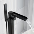 Freestanding Bathtub Faucet with Hand Shower and High Flow Rate