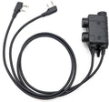 Tactical Headsets PTT Dual Push-to-Talk Nexus 7.00 Plug - Dual Comm