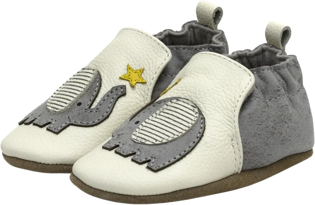 Robeez Soft Soles Slip-Resistant Crib Shoes for Infants and Toddlers