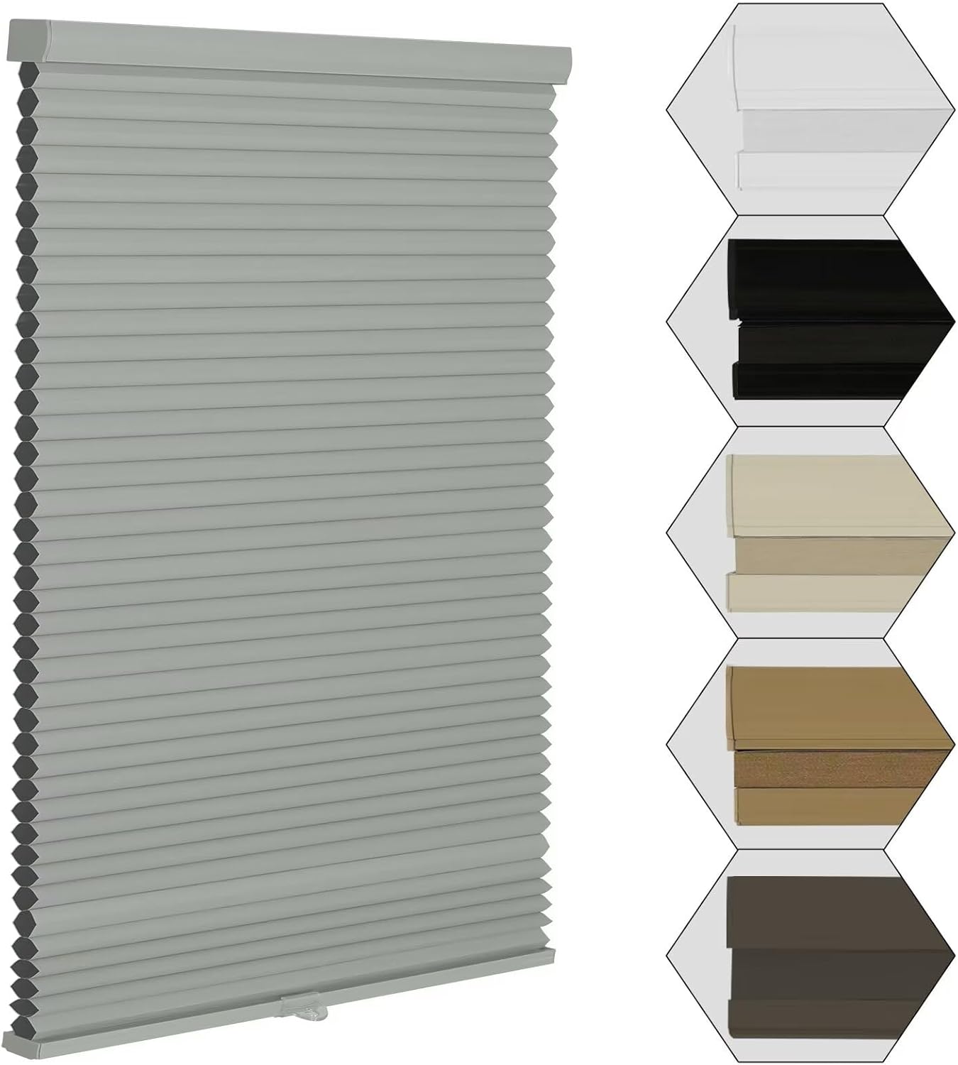 MYshade Cordless Blackout Window Blinds for Room Darkening