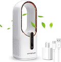SISMEL Desk Fan 11.8 in Portable Bladeless Fan - Quiet Personal