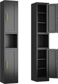 Tall Narrow Storage Cabinet 66.93 in Tall Bathroom Cabinet - Slim