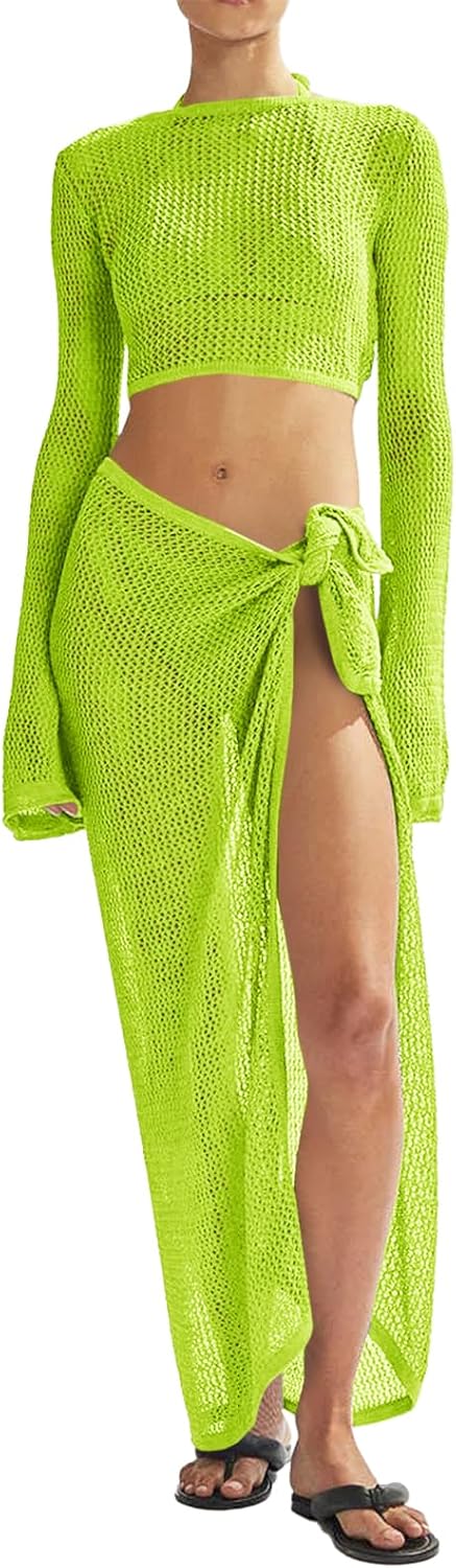 Stylish Women's Swimsuits Cover Ups Set for Beach and Pool Fun