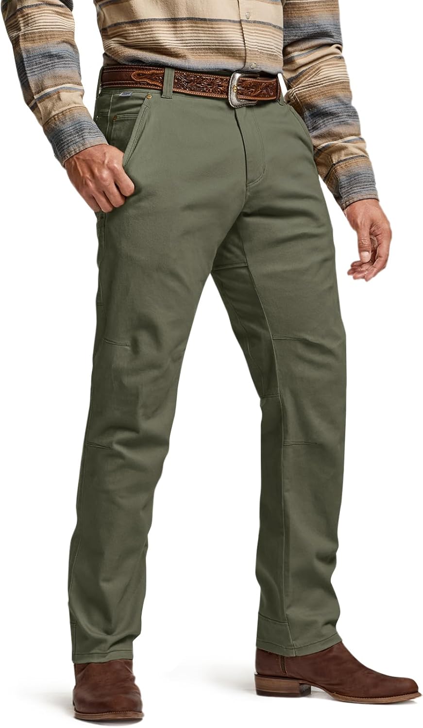 CQR Men's Motion Utility Casual Pants for Outdoor Adventures