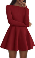 Fall Cocktail Dresses for Women Elegant Classy Mini Dress - Slip On 20