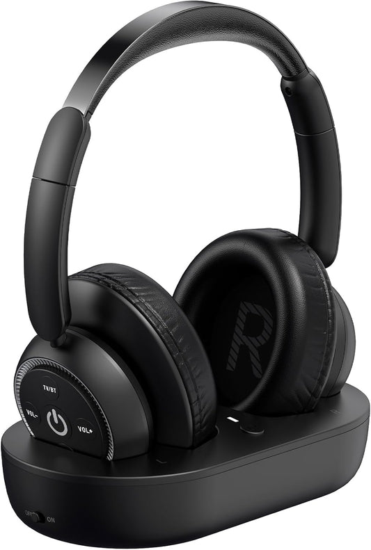 ROSIDA Wireless TV Headphones - No Delay Sound