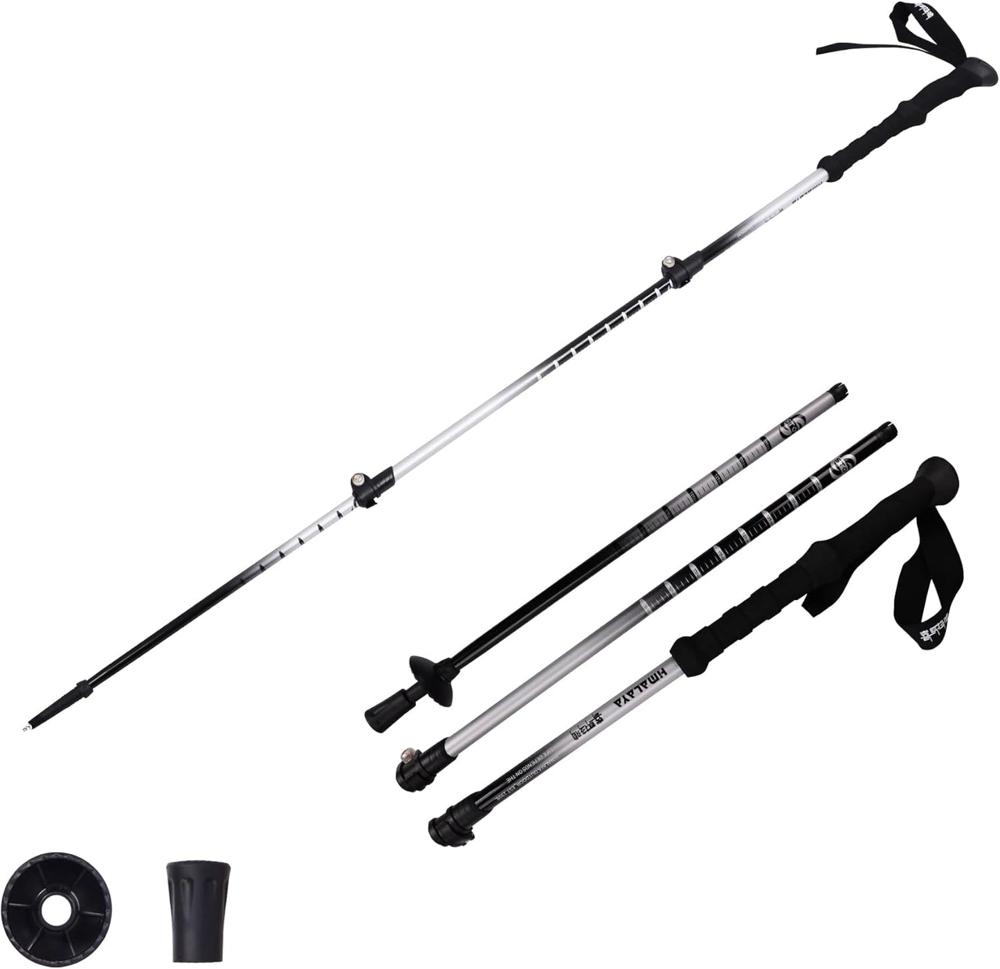Lightweight Collapsible Trekking Poles for Hiking