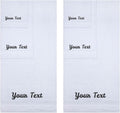 Personalized Towels 6 Piece Set - Hotel & Spa Quality Turkish Cotton