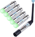 CHINLY 6pcs 2.4G DMX512 Wireless Transmitter and Receivers - Reliable