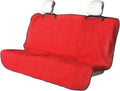 Back Seat Cover for Car Trucks Van SUV - Waterproof Red Bench
