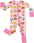 Viscose from Bamboo Baby Pajamas - Soft, Stretchy 2-Way Zipper Footies
