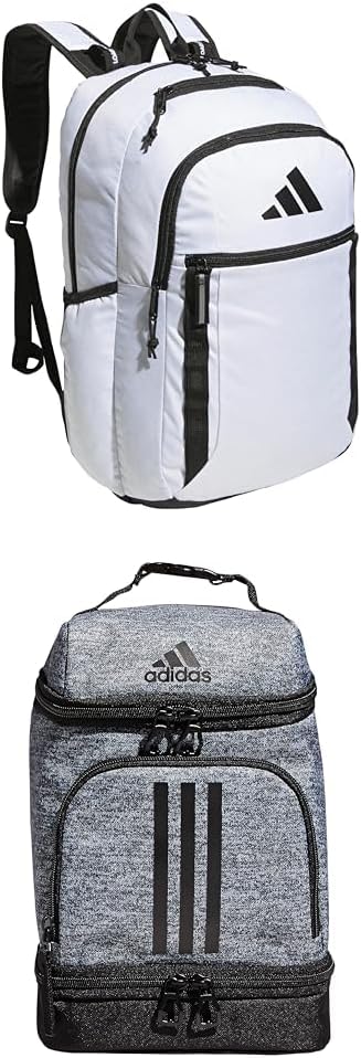 adidas Excel Backpack with Insulated Lunch Bag for All Needs