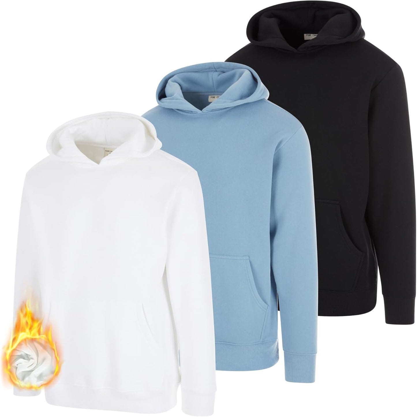 Ultimate Comfort: PURE CHAMP Men's Fleece Hoodies