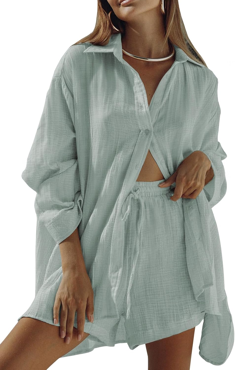 Fixmatti Women 2 Piece Outfits for Casual Summer Style
