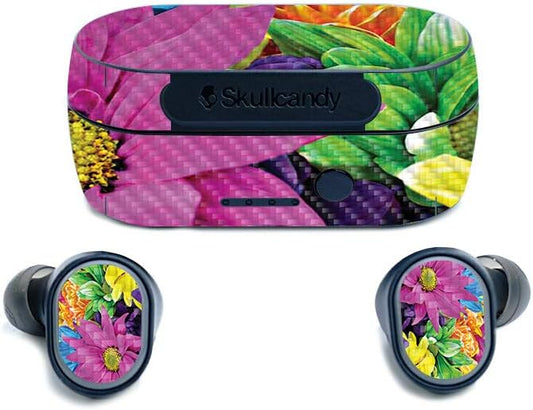 Colorful Flowers Carbon Fiber Skin: Protective & Durable