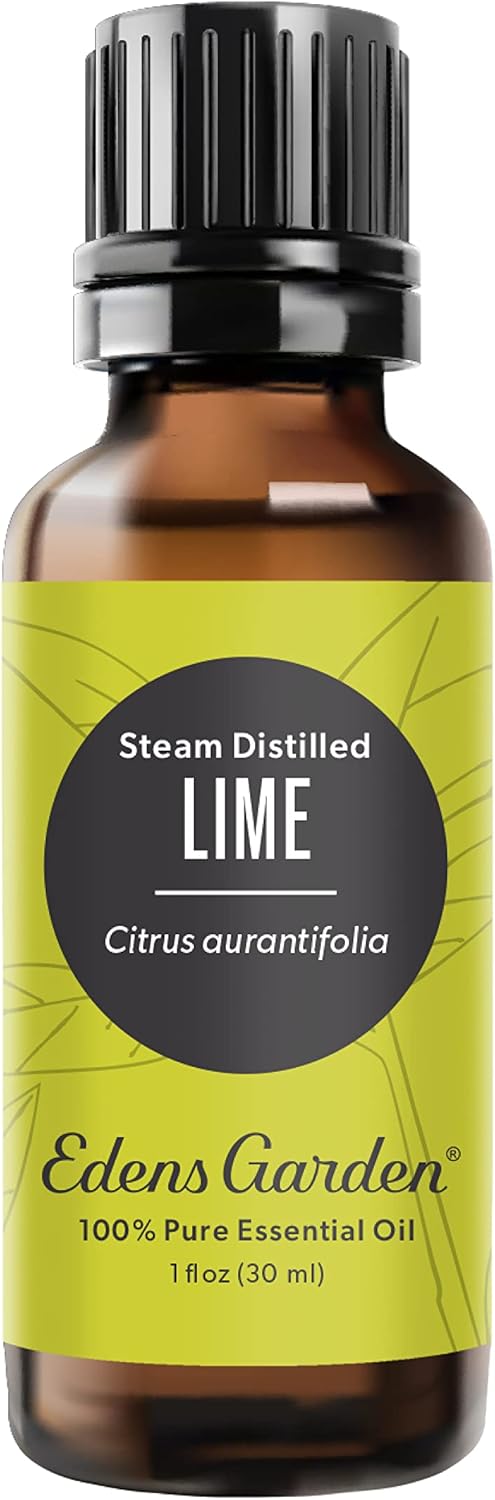 Lime Steam Distilled Essential Oil for Aromatherapy and Cleaning