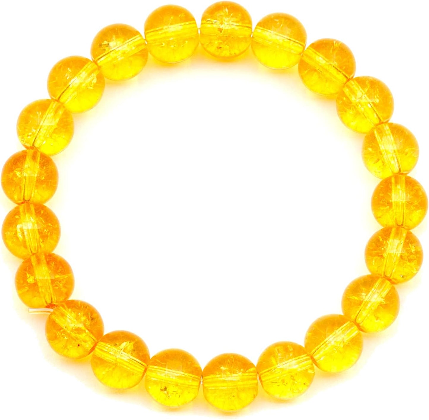 Natural Fluorite Beaded Stretchy Bracelet for Healing and Style