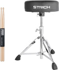 STRICH Drum Throne Height Adjustable Padded Seat Drum Stool - Stable
